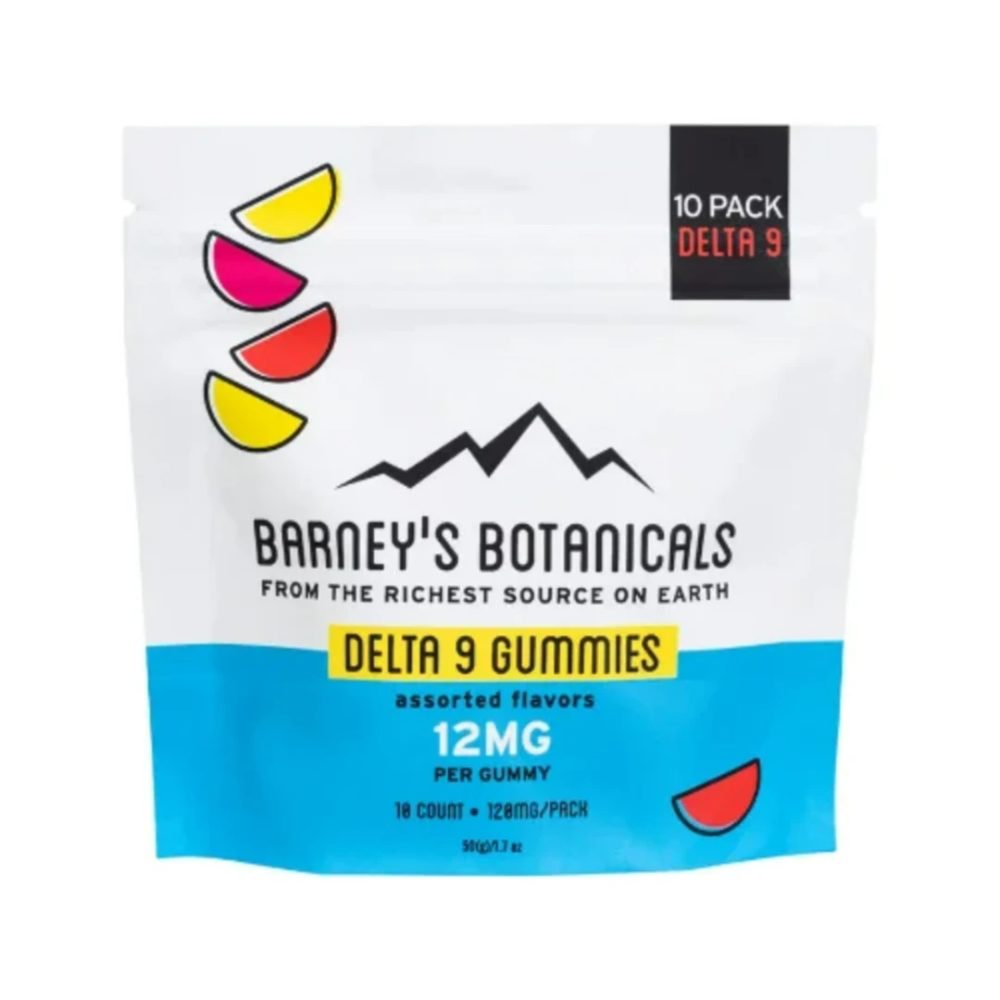 Barney's Botanicals 12mg Delta 9 Gummies 10ct