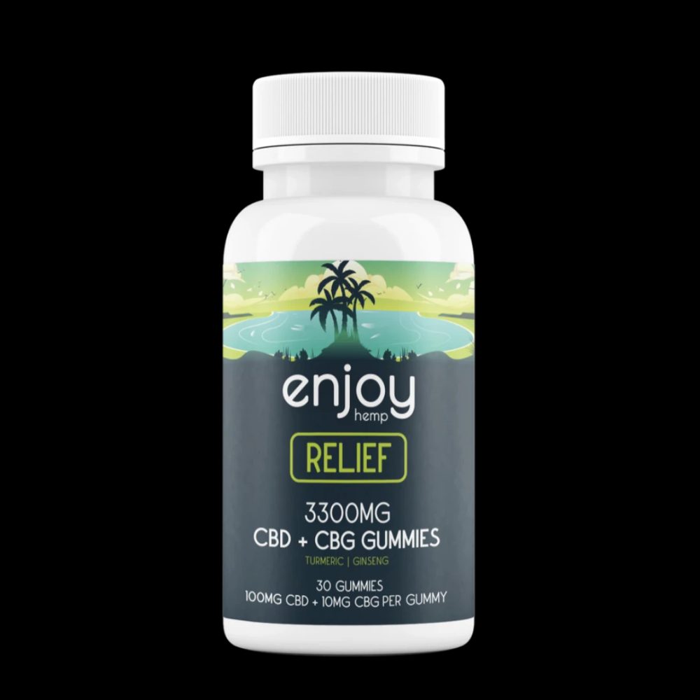 Enjoy CBD/CBG Gummies 3300mg – Relief