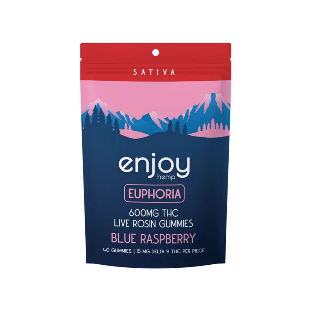 Enjoy Live Rosin Euphoria Delta 9 Gummies 600mg
