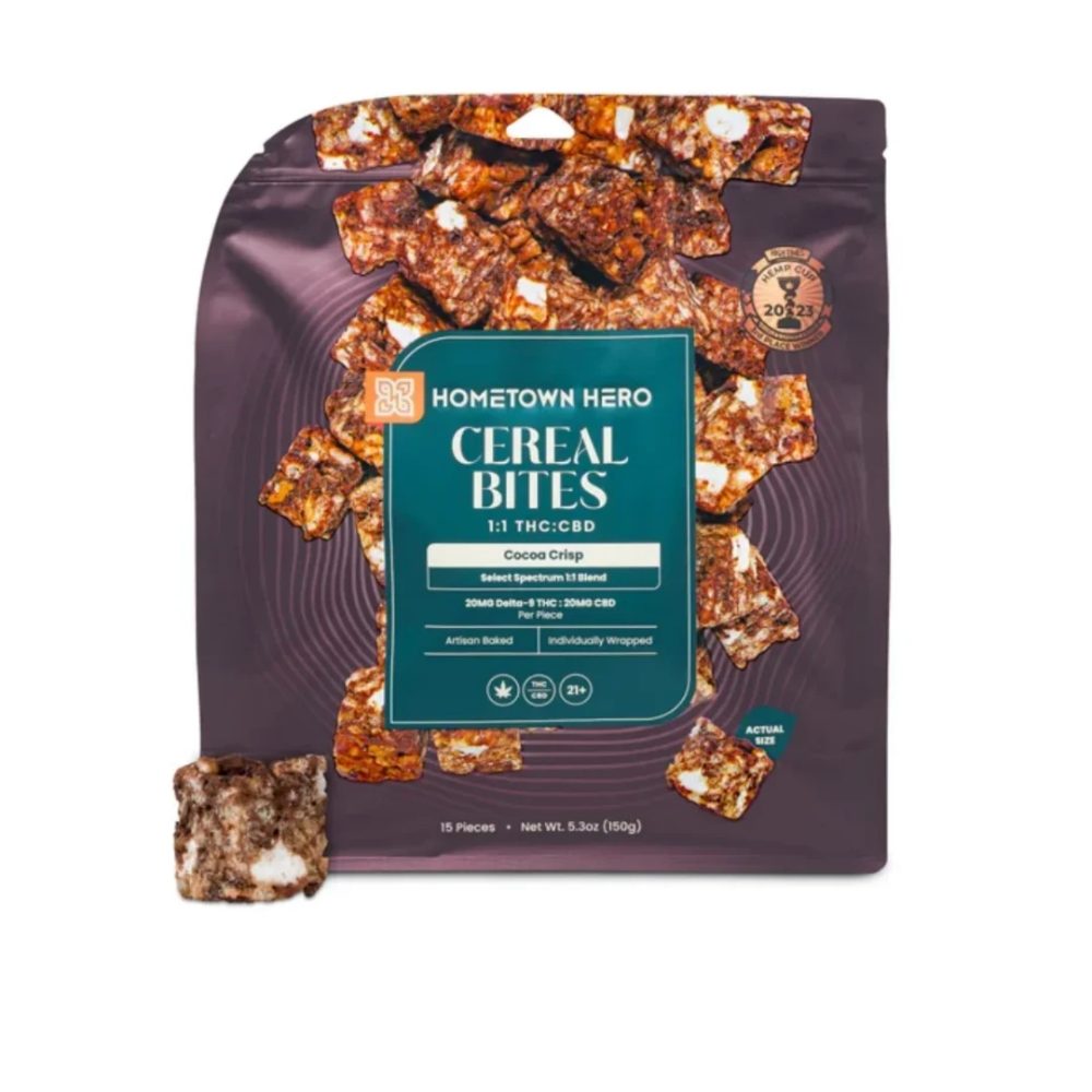 Hometown Hero Delta 9 Cocoa Crisp Cereal Bites