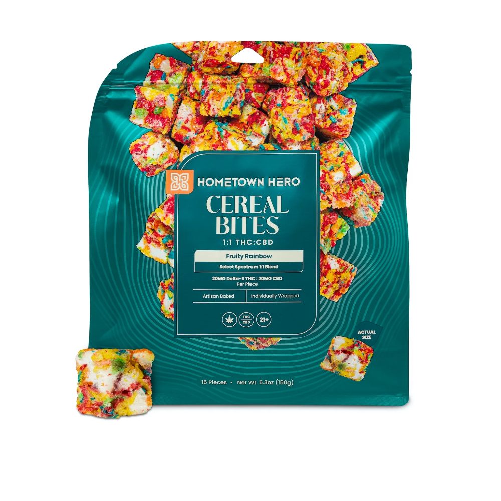 Hometown Hero Delta 9 Fruity Rainbow Cereal Bites