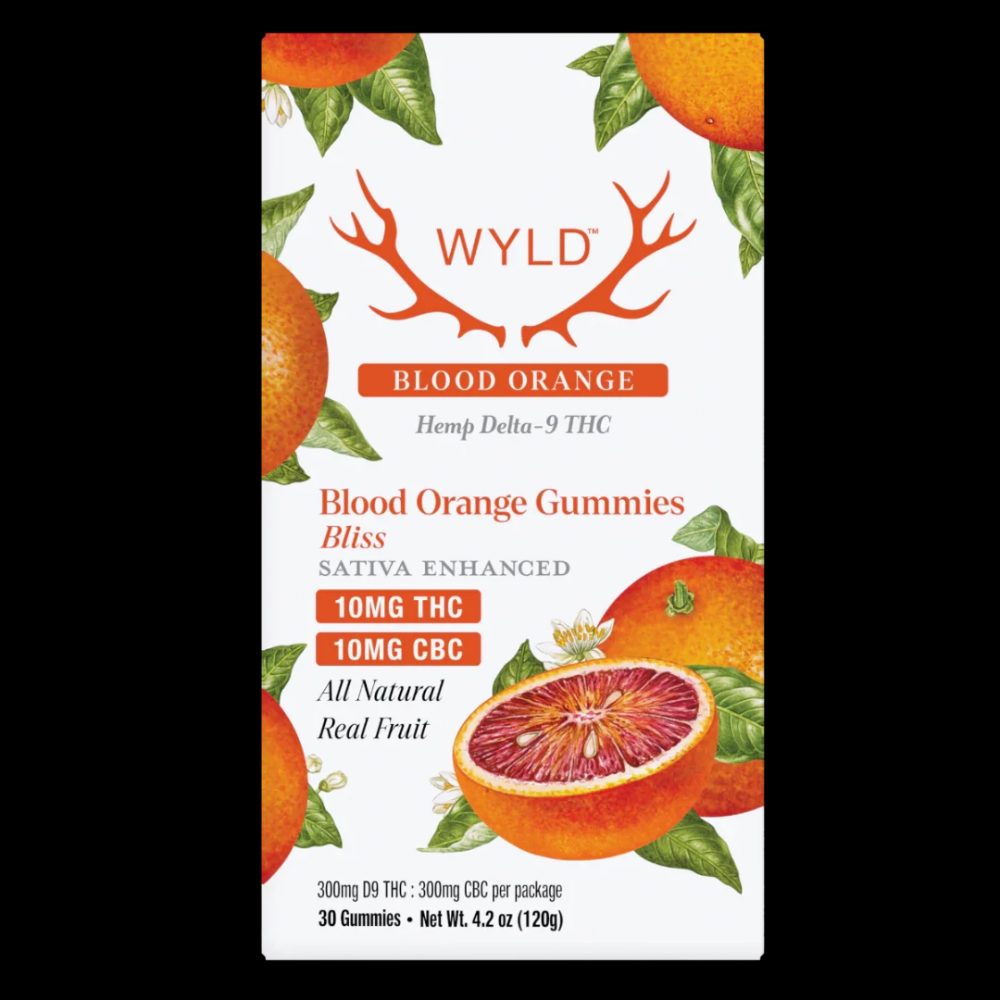 Wyld Blood Orange THC + CBC Gummies – 30ct