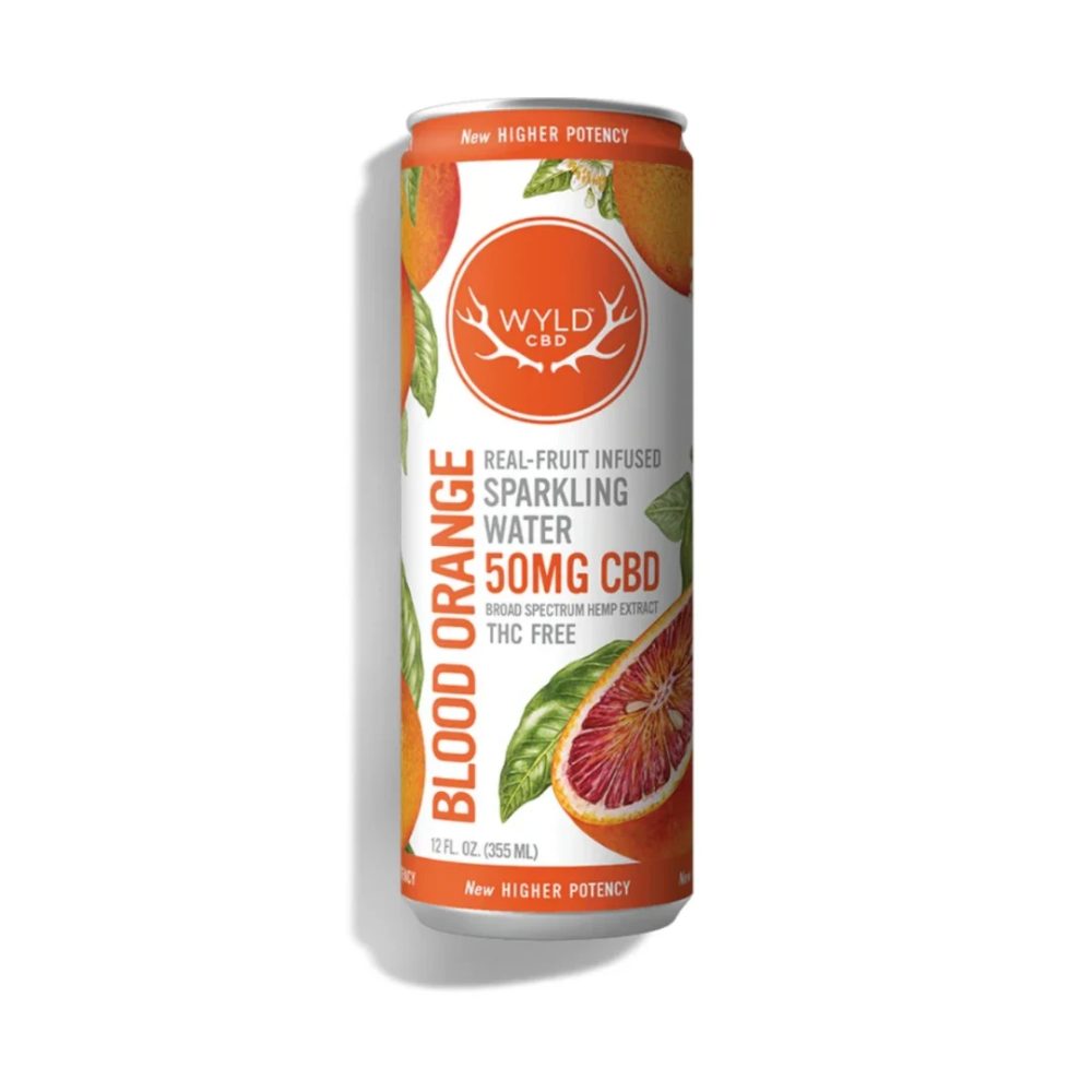 Wyld CBD Sparkling Water – Blood Orange 50mg