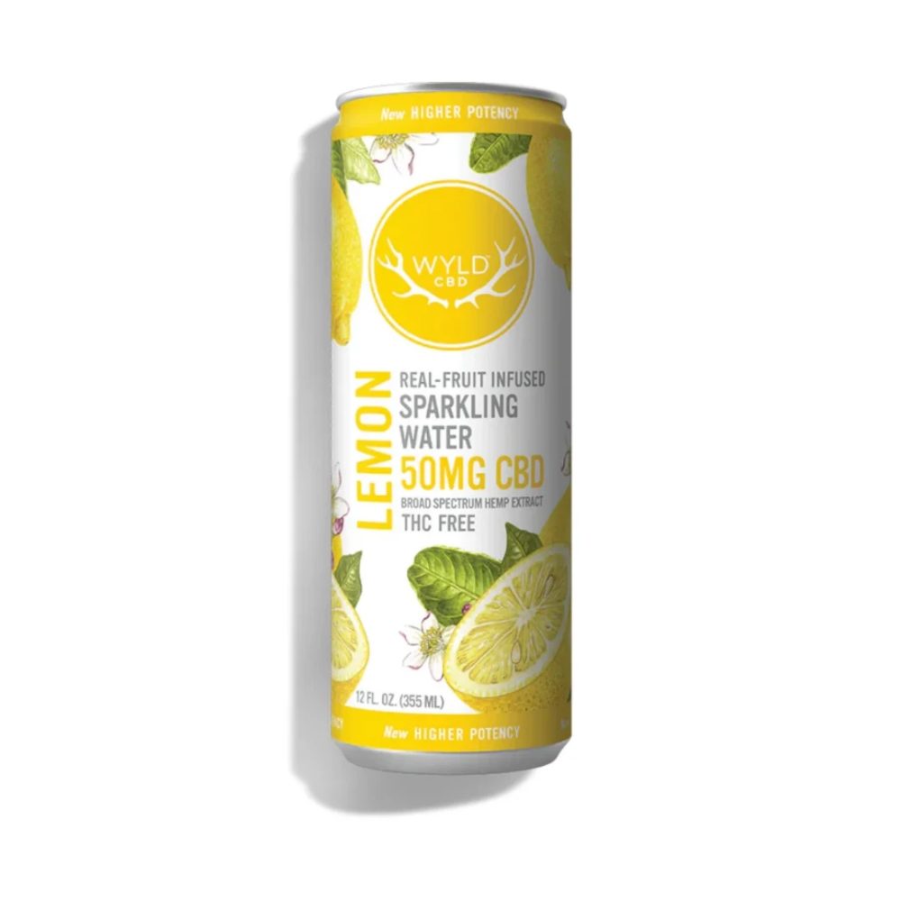 Wyld CBD Sparkling Water – Lemon 50mg